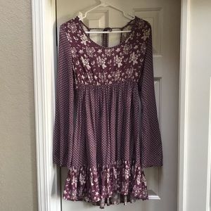 Tokyo Darling Floral Long Sleeved Dress